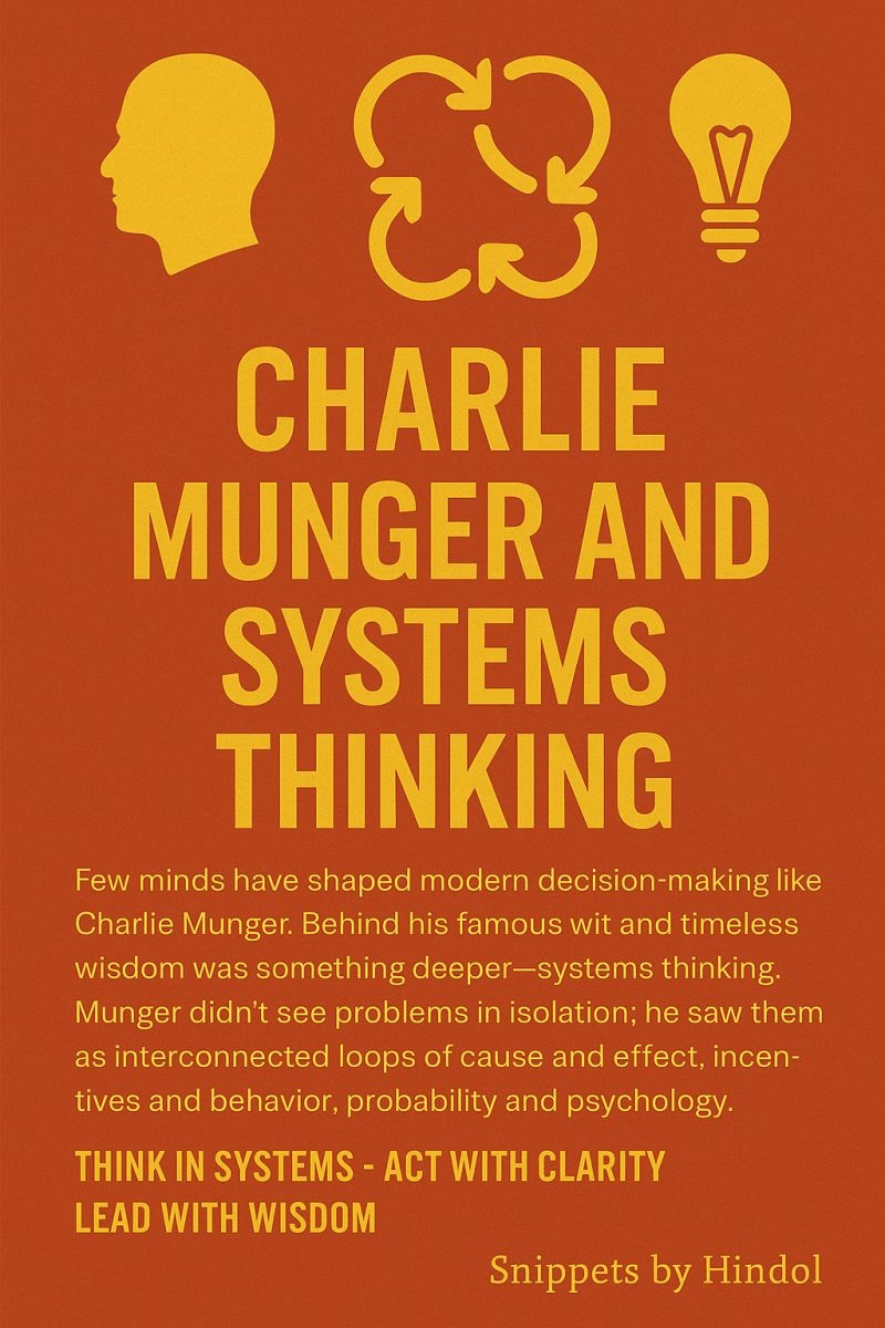 Charlie Munger and Systems Thinking