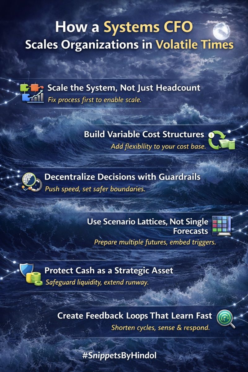 Scale Organizations in a Volatile Market