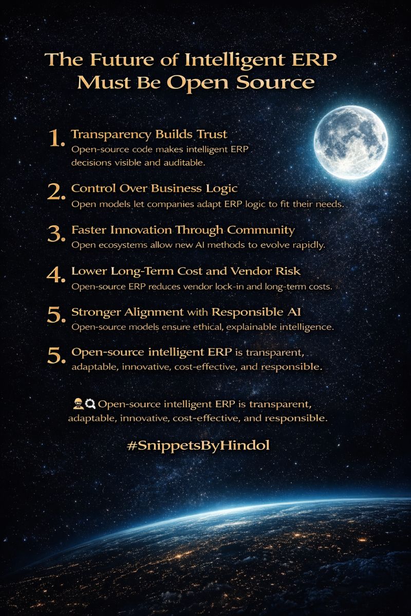 The Future of Intelligent ERP Must Be Open Source