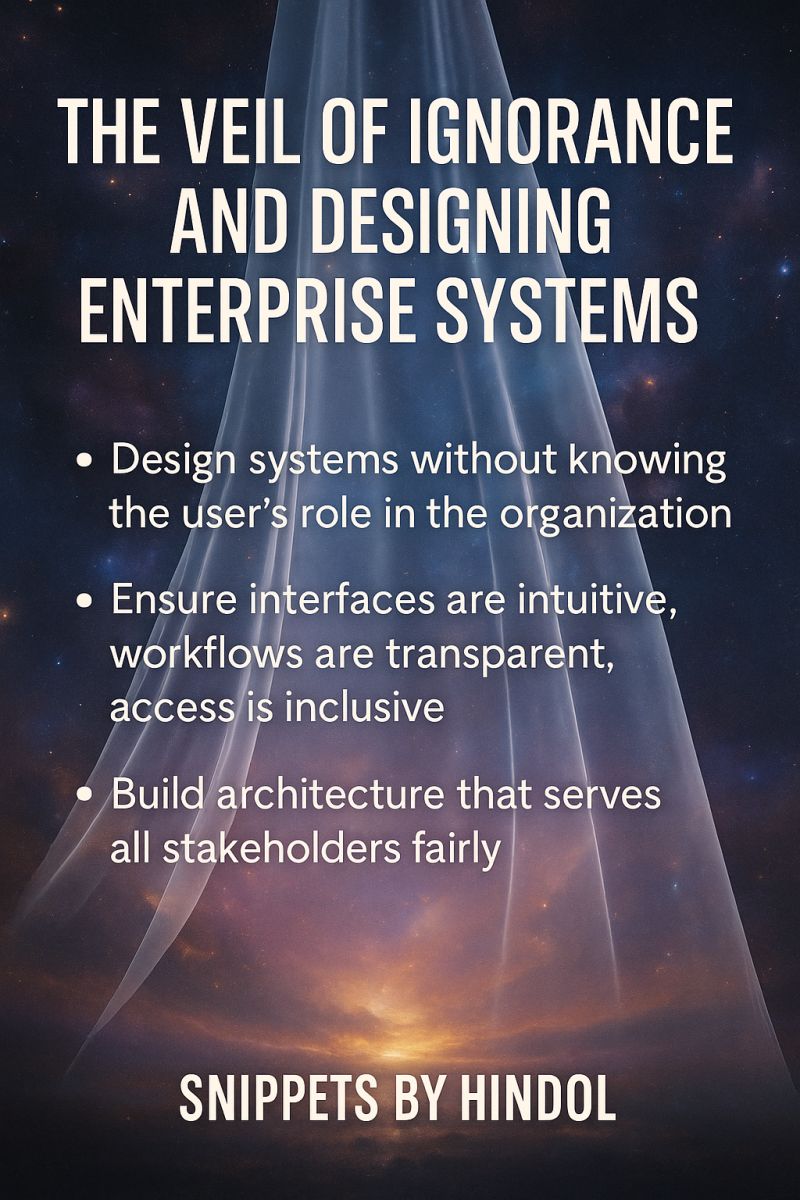 Rawls’ Veil of Ignorance & Designing Enterprise Systems_Justice in Architecture