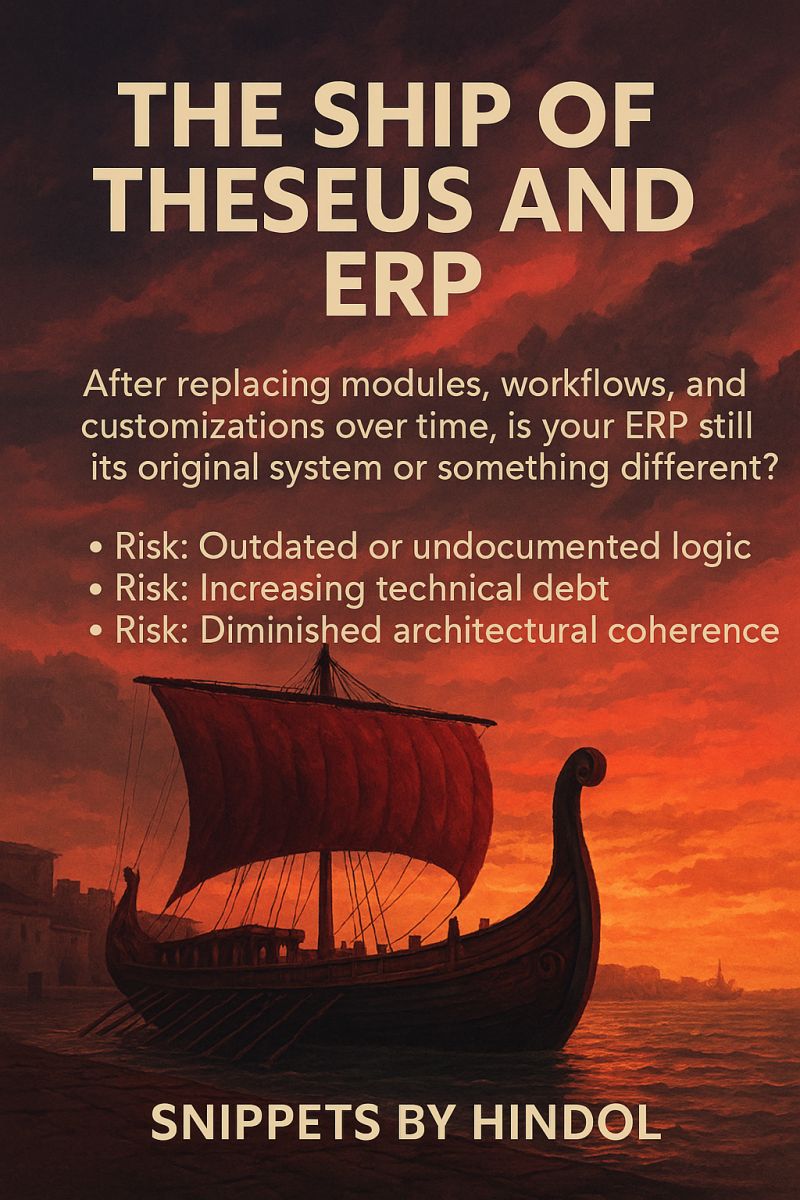 The Ship of Theseus and ERP_Is Your System Still Your System?