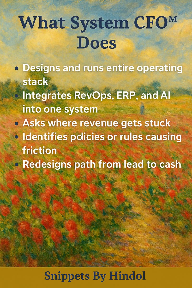 What System CFO Does