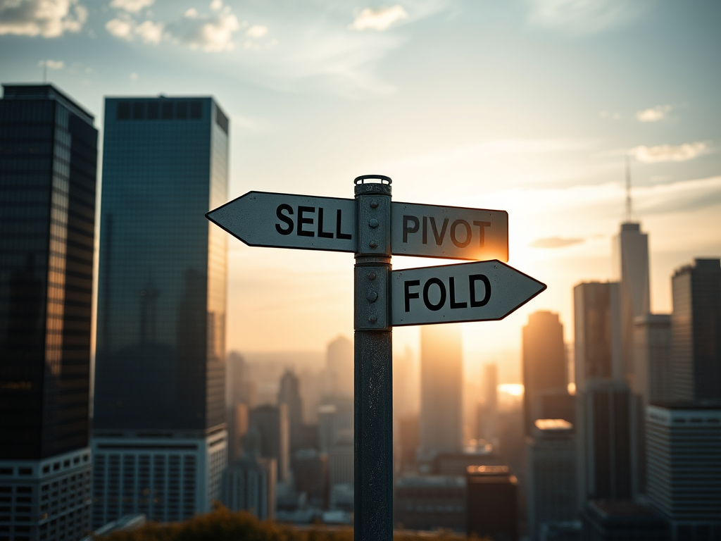 Navigating Business Decline: Sell, Pivot, or Fold?