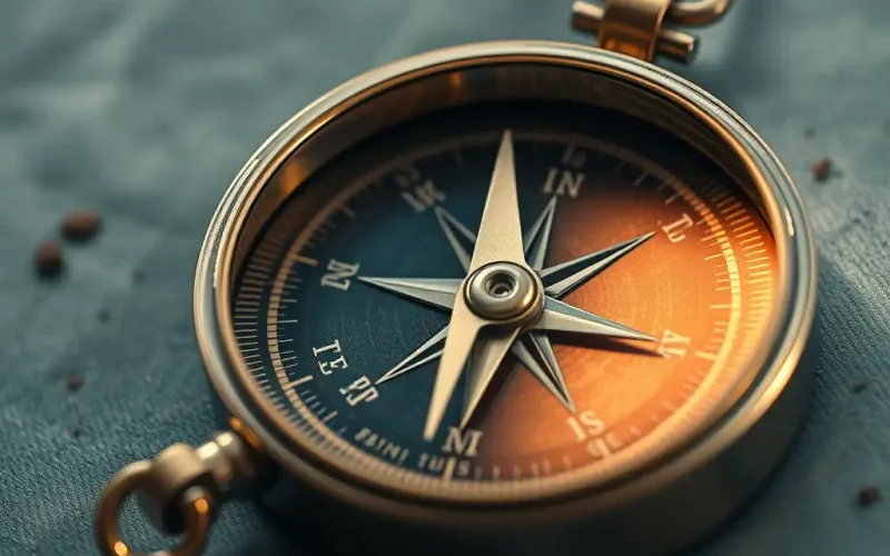 Compass symbolizing strategic direction in ASC 280 segment reporting and CFO decision-making