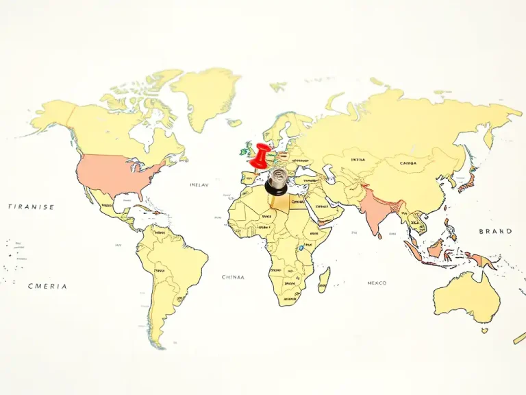 World map illustrating cross-border operations relevant to the arm's length principle in transfer pricing