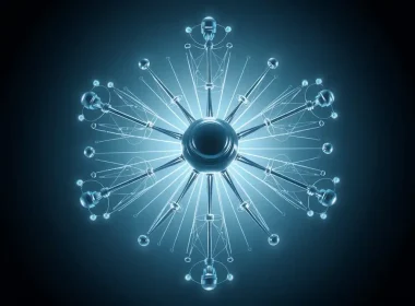 GTM tech stack concept graphic with gears, charts, and data dashboards representing a go-to-market technology system