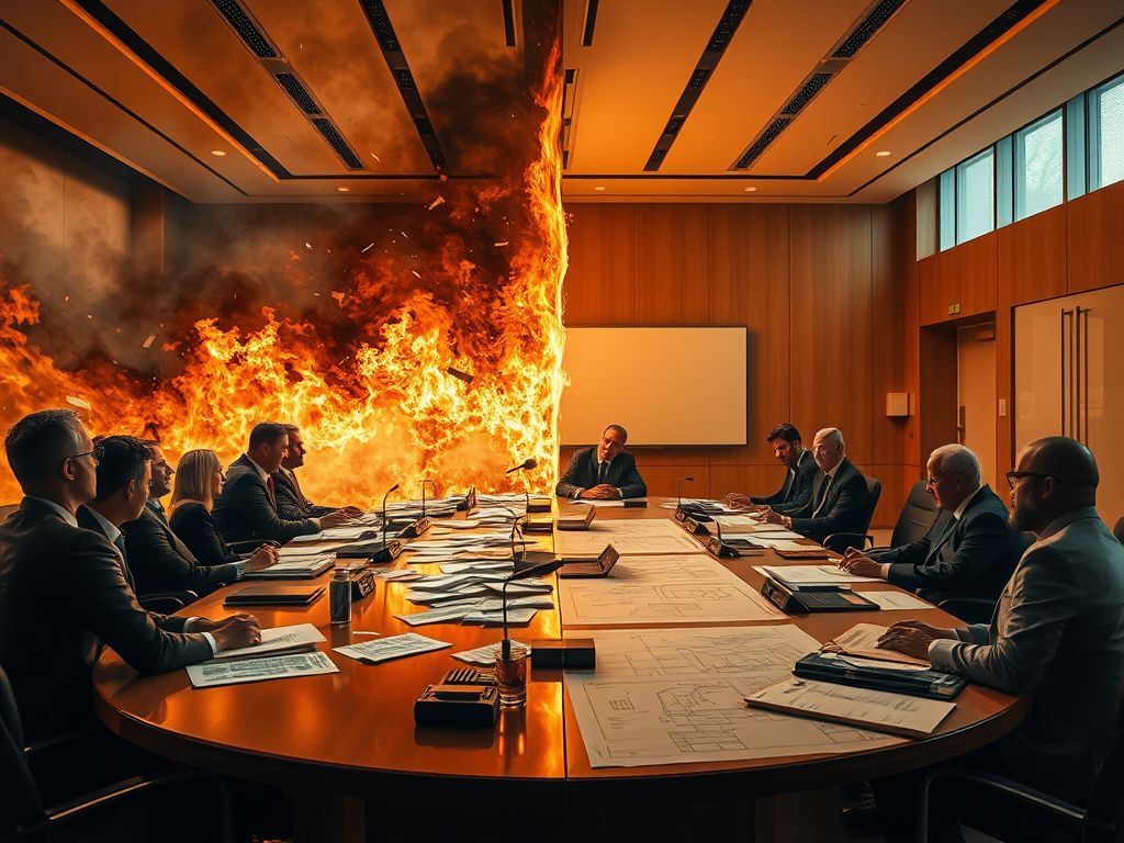 Firefighting vs. Rebuilding: A Boardroom Dilemma